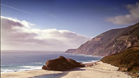 캘리포니아 태평양 연안의 풍경
