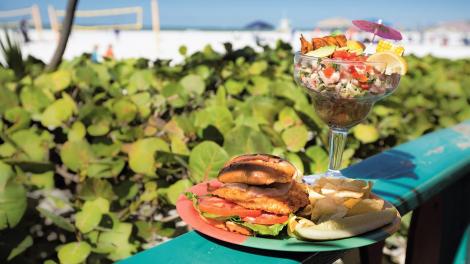 Frenchy's 餐厅的新鲜海鲜