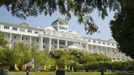 The luxurious Grand Hotel, Mackinac Island