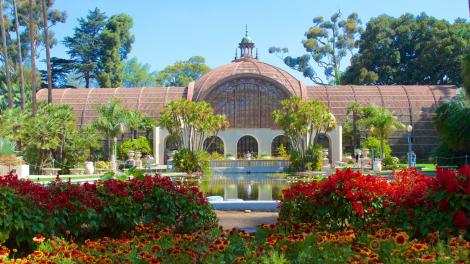 Botanical Building in Balboa Park in San Diego, California