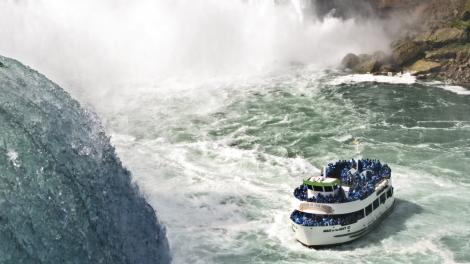 Bootstour zu den Niagarafällen an Bord der Maid of the Mist