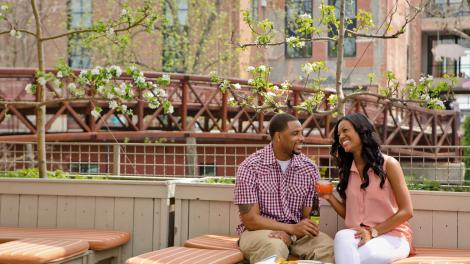 Rooftop dining with a view at JCT. Kitchen & Bar in Atlanta, Georgia