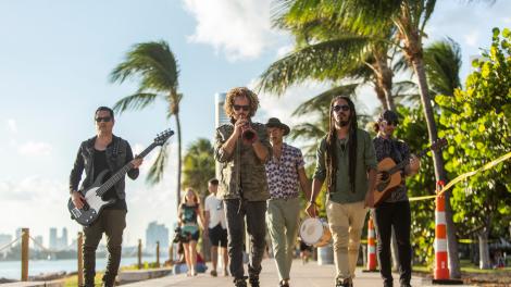 The band Xperimento in Miami, Florida The band Xperimento in Miami, Florida