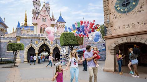 加利福尼亚州安纳海姆的迪士尼乐园的睡美人城堡