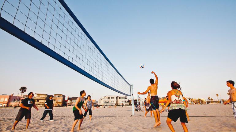 Playing volleyball under the sun with friends, family or locals makes this sport more like a beach party. 