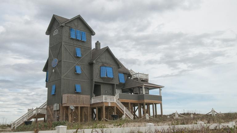 爱情片《罗丹岛之恋》中的客栈，坐落于北卡罗来纳州外滩群岛的罗丹岛中