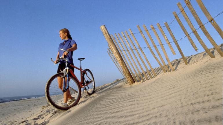 Biking on Assateague