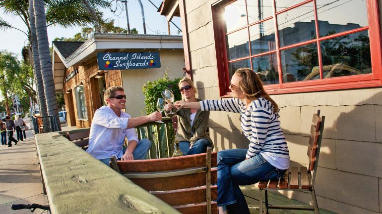 Drink and dine your way around Santa Barbara's hippest up-and-coming neighborhood, the Funk Zone.