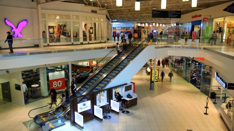 Browsing the floors of The Mills at Jersey Gardens