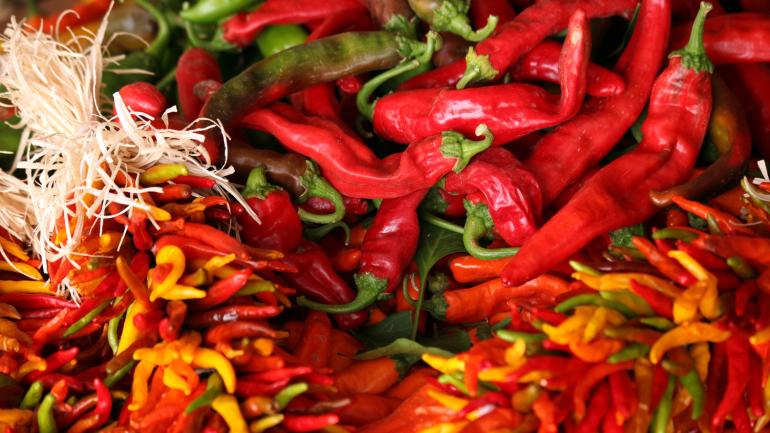 The prized New Mexican Hatch chile grown in Mesilla Valley