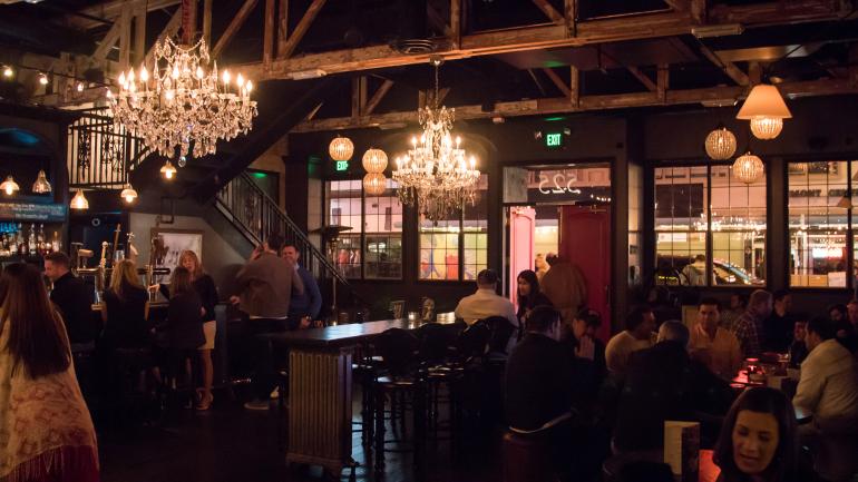 Vibrant nightlife at the Commonwealth in Las Vegas