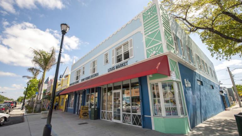 Street corner in Little Haiti 