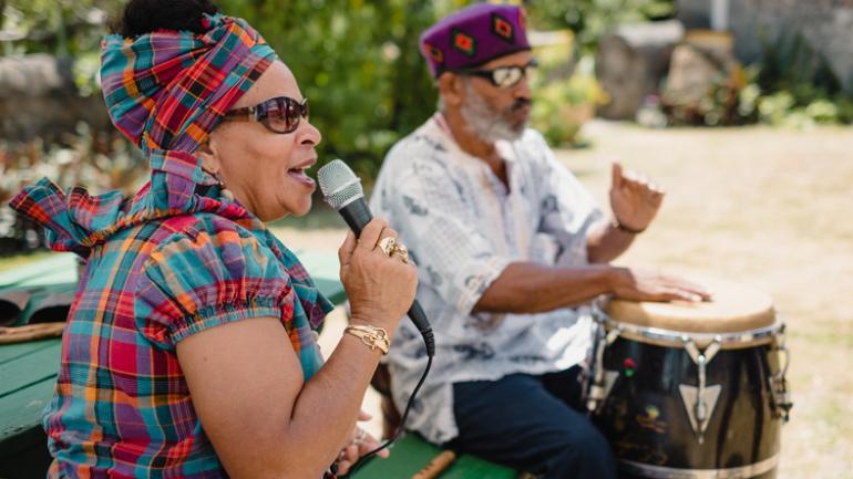 圣克罗伊岛当地音乐家