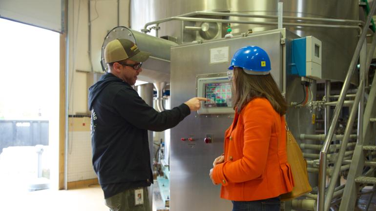 Touring a craft brewery in Central New York
