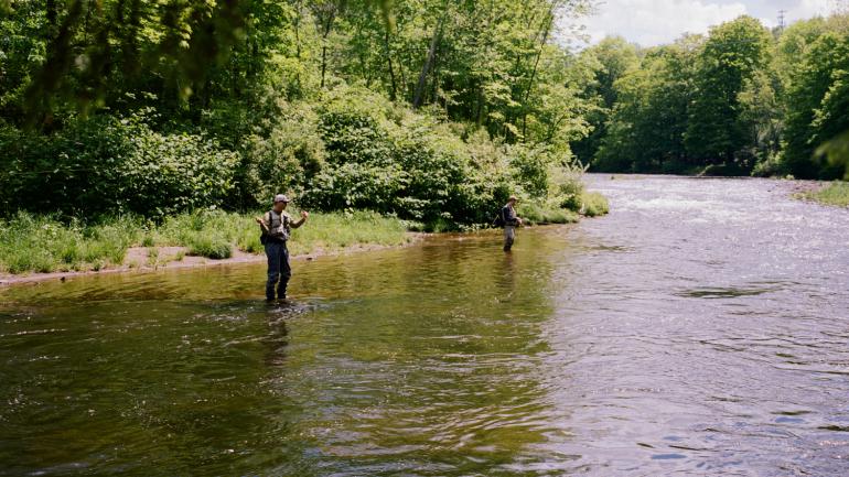 뉴욕 주 캐츠킬 산맥은 플라이 낚시가 탄생한 곳이라고 합니다.