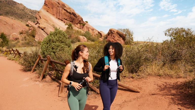 Hiking Red Rocks Park near Denver, Colorado