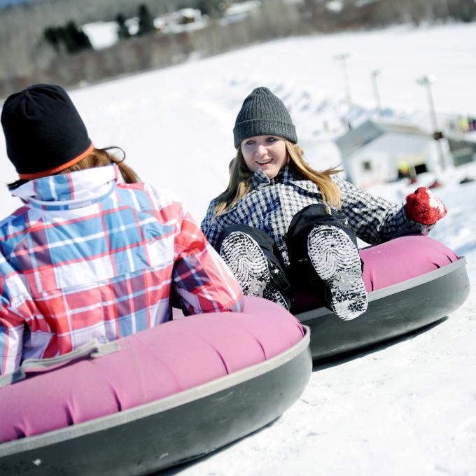 享受苏圣玛丽的大雪风光