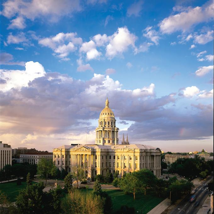 丹佛的科罗拉多州议会大厦