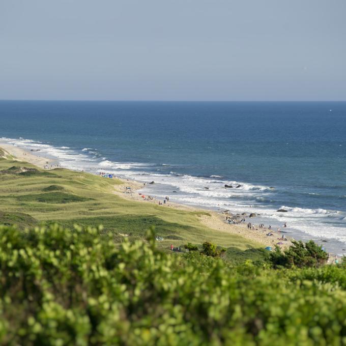 晴空下的菲尔滨海滩