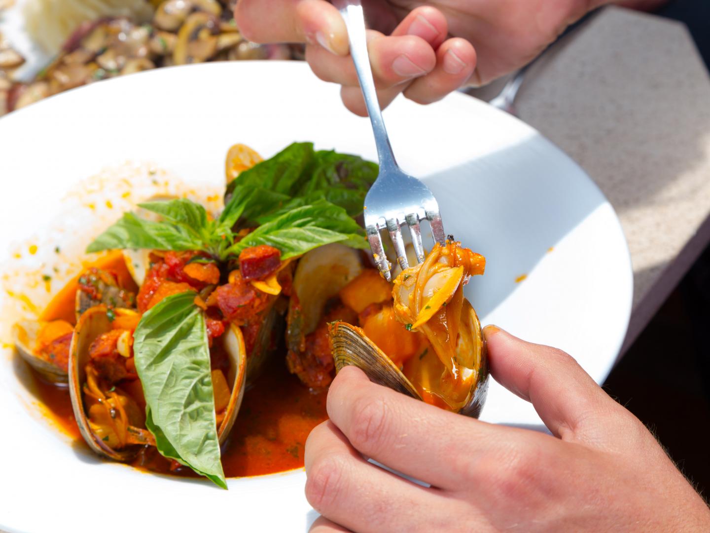 레스토랑 주간에 카미유에서 즐기는 식사