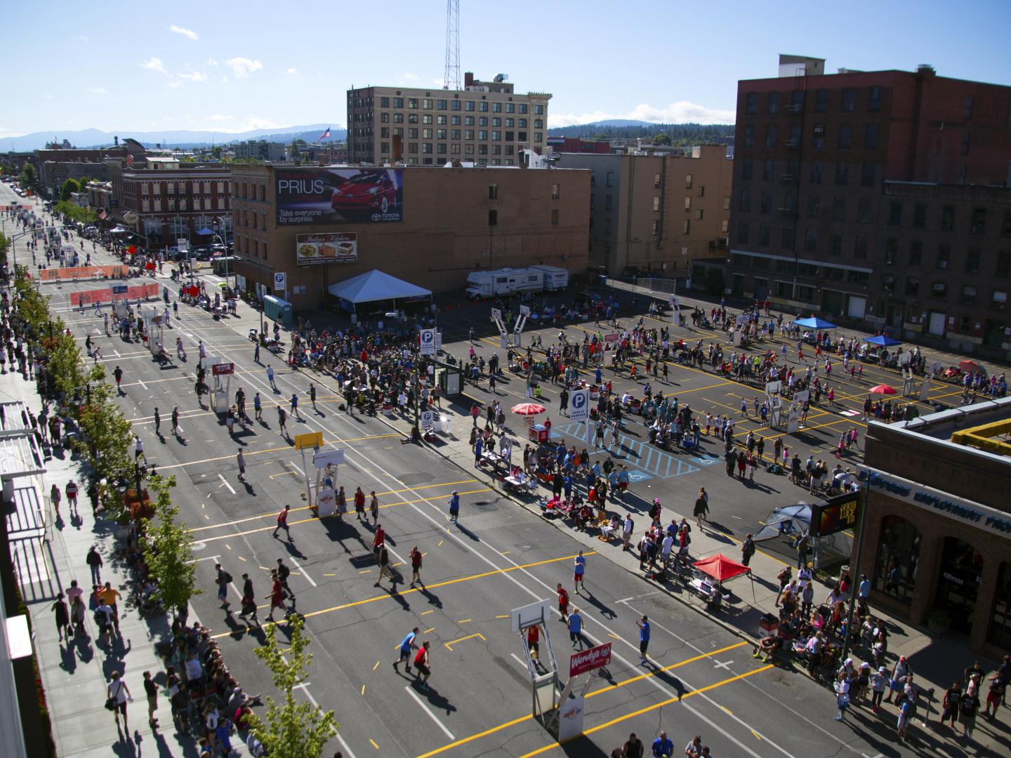 Spokane Hoopfest 比赛场地