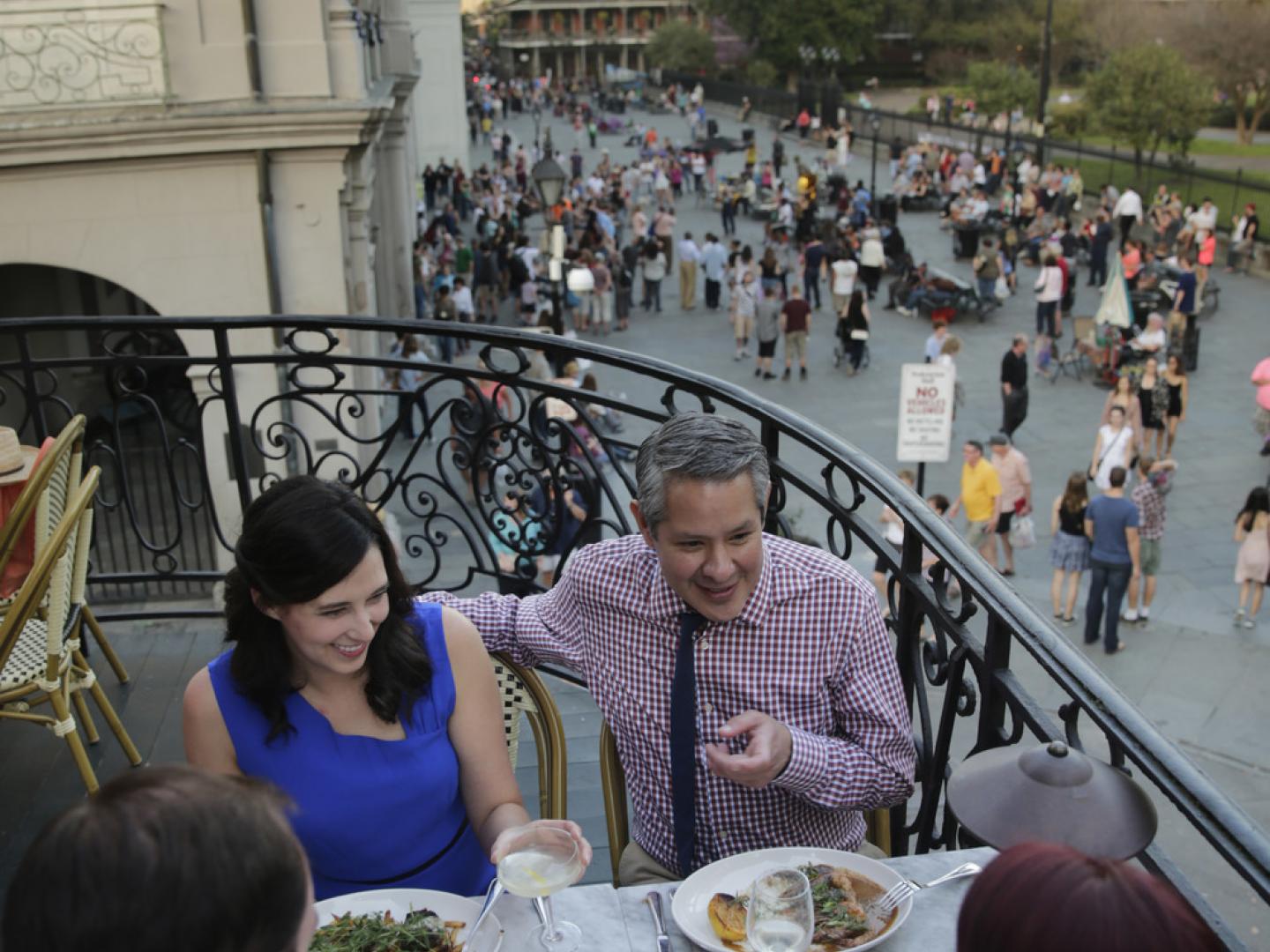 紐奧良法國區的露台用餐體驗