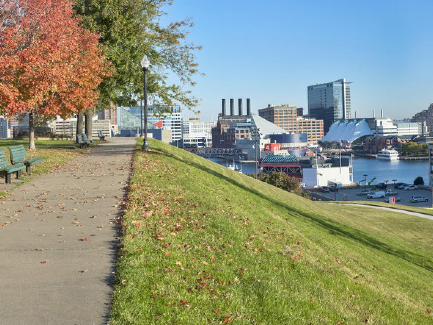 巴爾的摩的美麗秋日