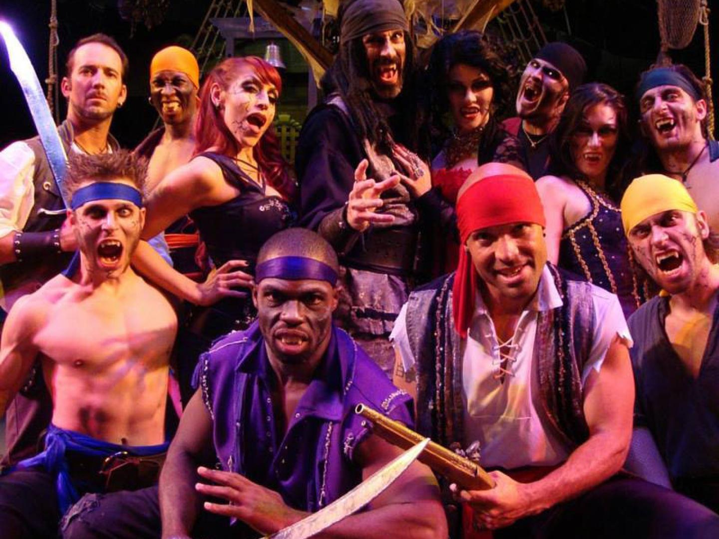 海盗大冒险餐厅里扮演吸血鬼的工作人员