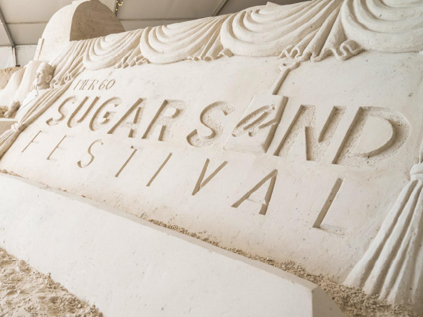 Sand art at the Pier 60 Sugar Sand Festival 