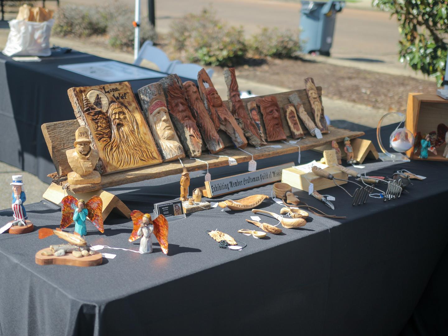 Craftsmanship on display during Catfish in the Alley in Columbus, Mississippi