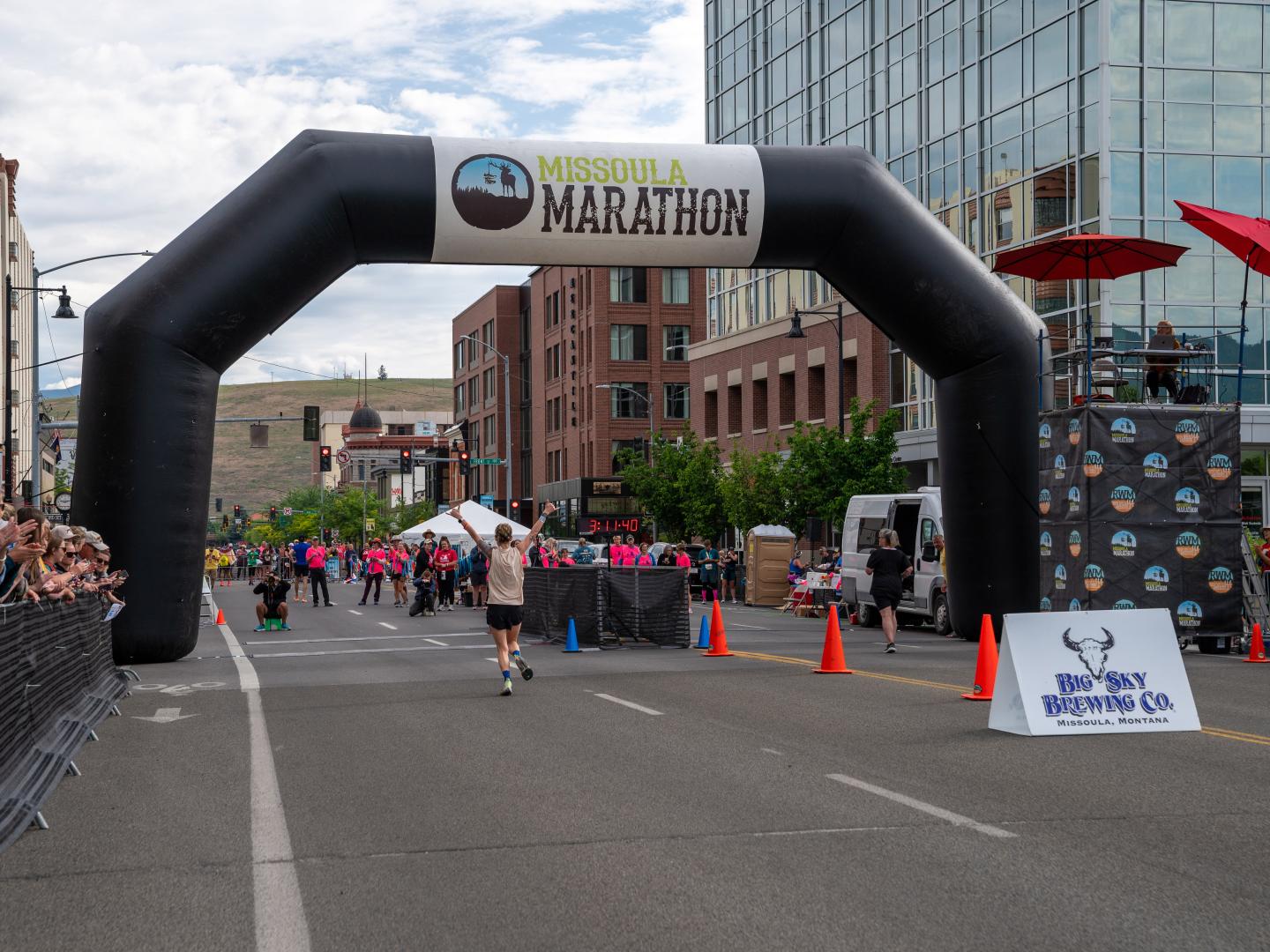 Competencia en la Maratón de Missoula, Montana