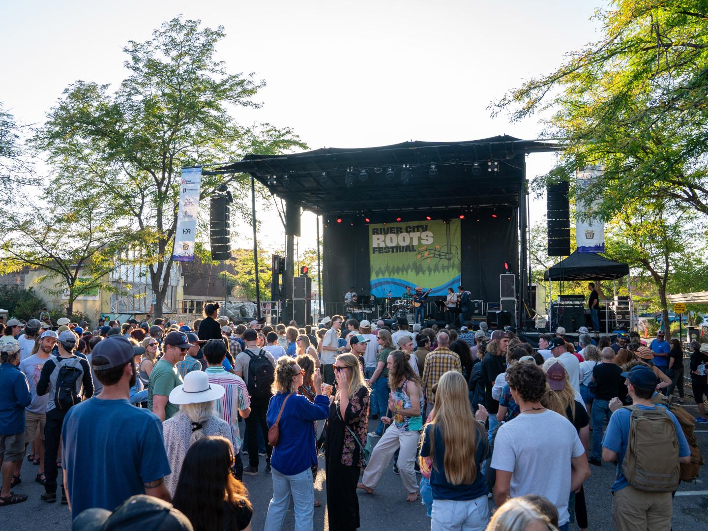 River City Roots Festival en el centro de Missoula, Montana