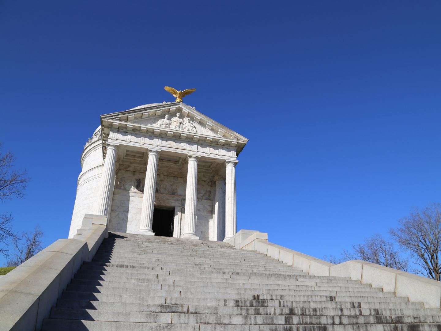 维克斯堡国家军事公园内，纪念在南北战争中战死的伊利诺伊州士兵