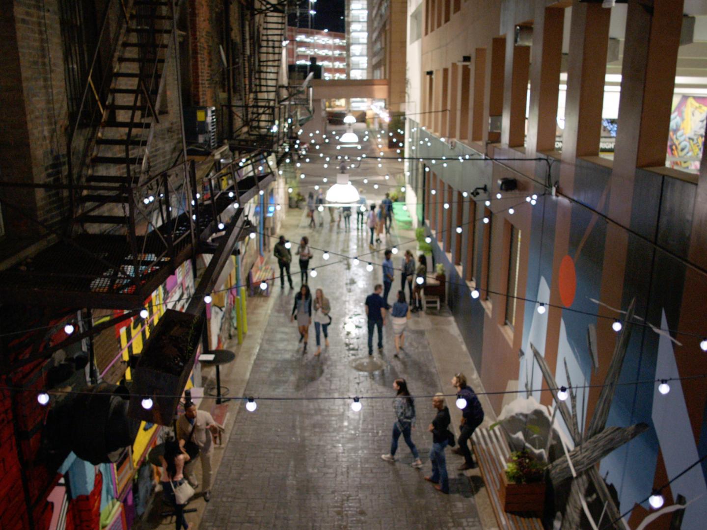 底特律 The Belt 小巷鸟瞰