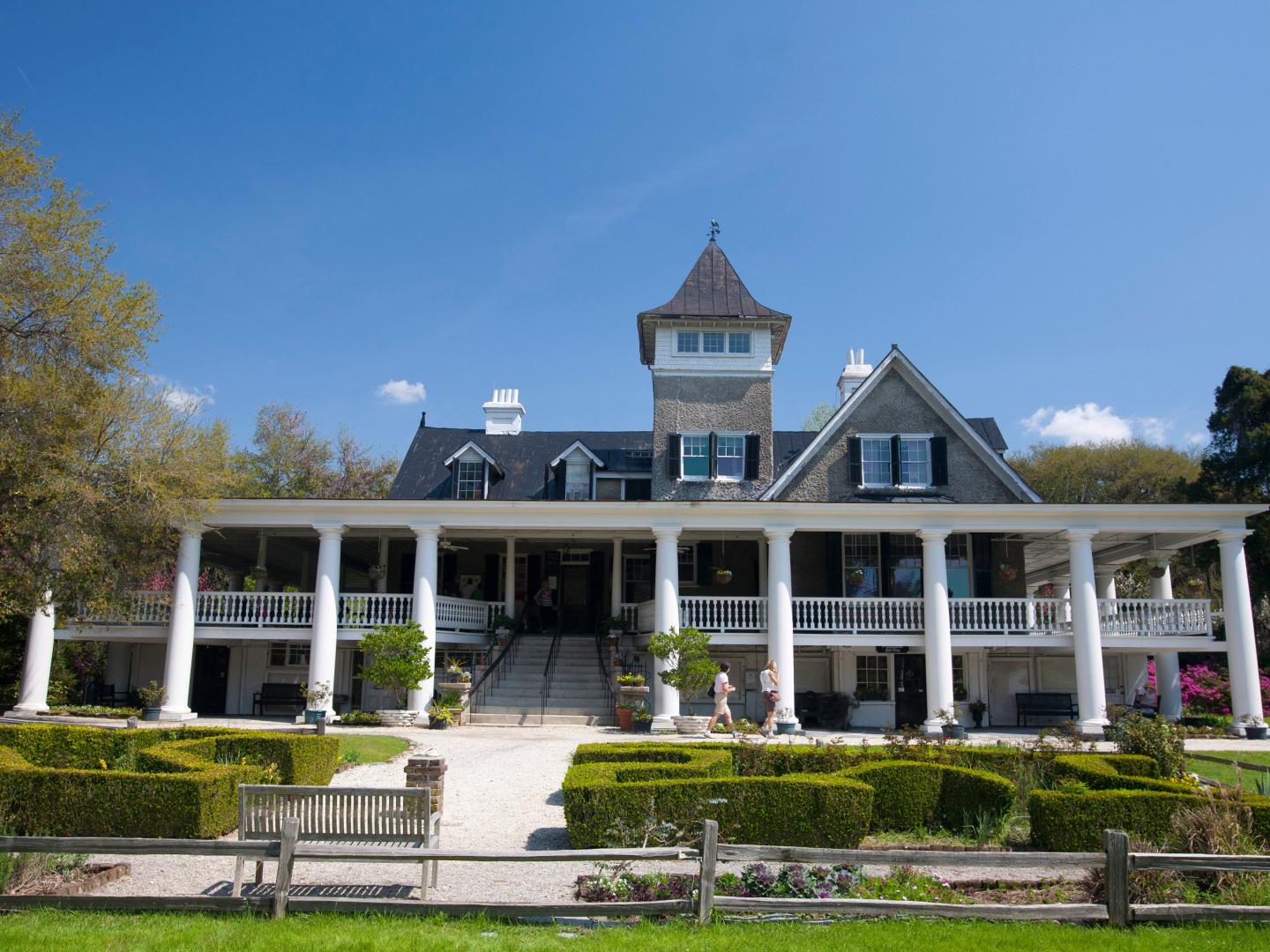 阿什利河公路国家风景道沿途的南卡罗来纳州木兰种植园