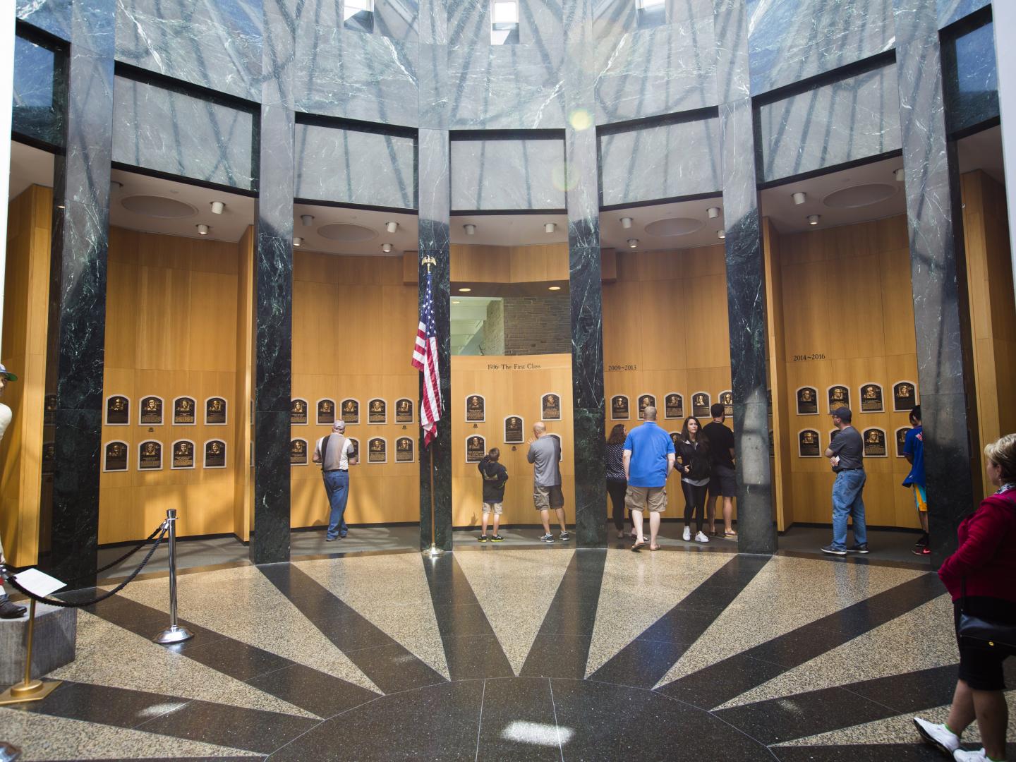 纽约州库珀斯敦国家棒球名人堂博物馆的展览