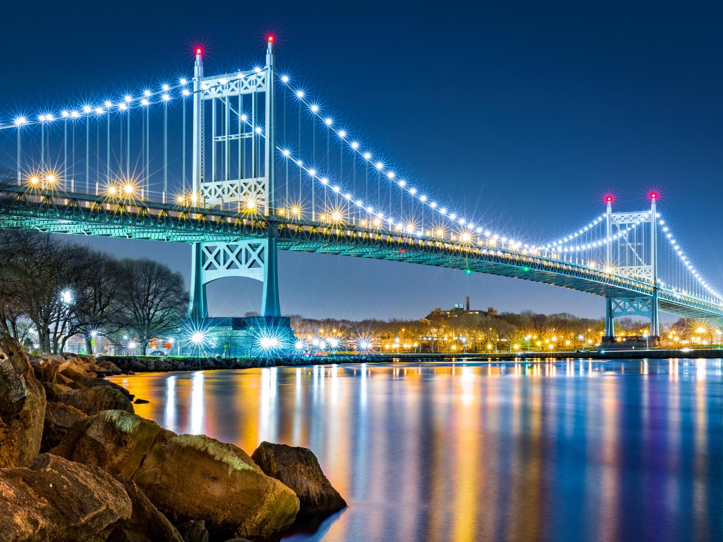 纽约州纽约市兰德尔岛公园的迷人风景