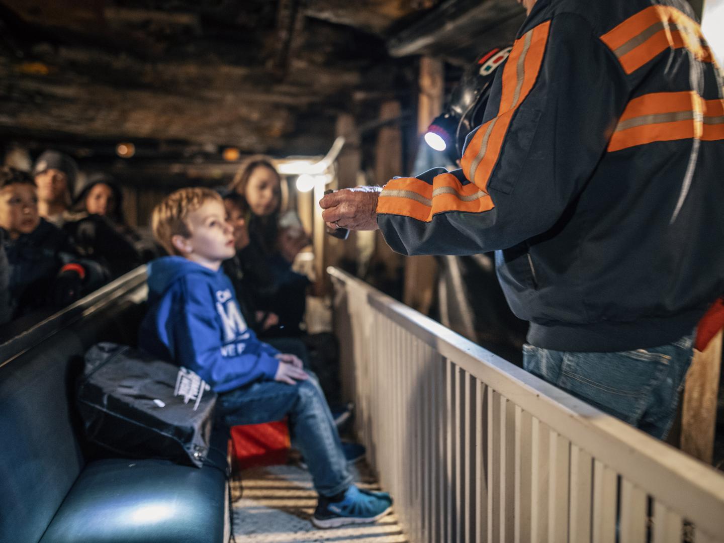 参观西弗吉尼亚州的贝克利煤矿展示场