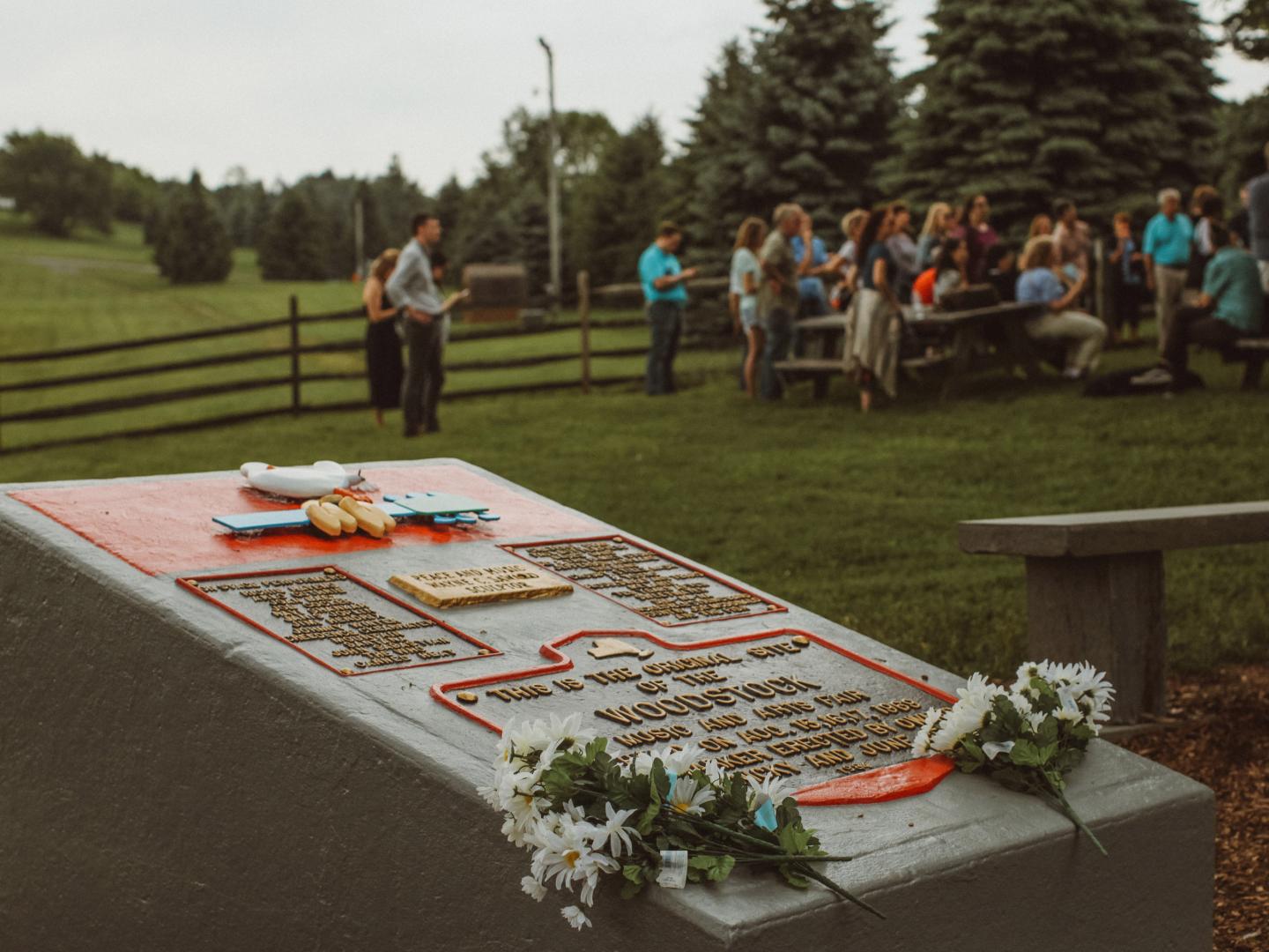 纽约州贝塞尔伍兹艺术中心的伍德斯托克纪念馆
