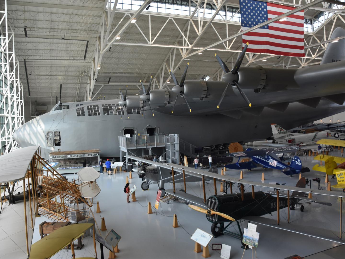 Inside the Evergreen Aviation & Space Museum in McMinnville, Oregon