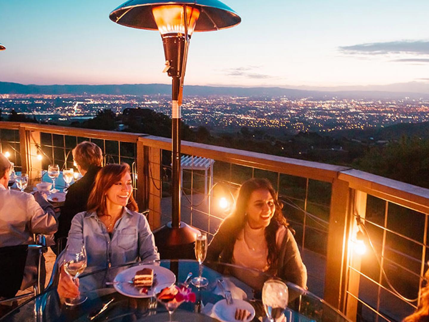 加利福尼亚州圣何塞的 Mount Hamilton Grandview Restaurant 餐厅