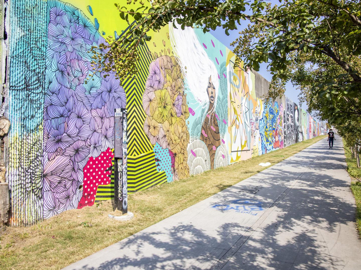 位于佐治亚州亚特兰大的环城公路沿线的壁画