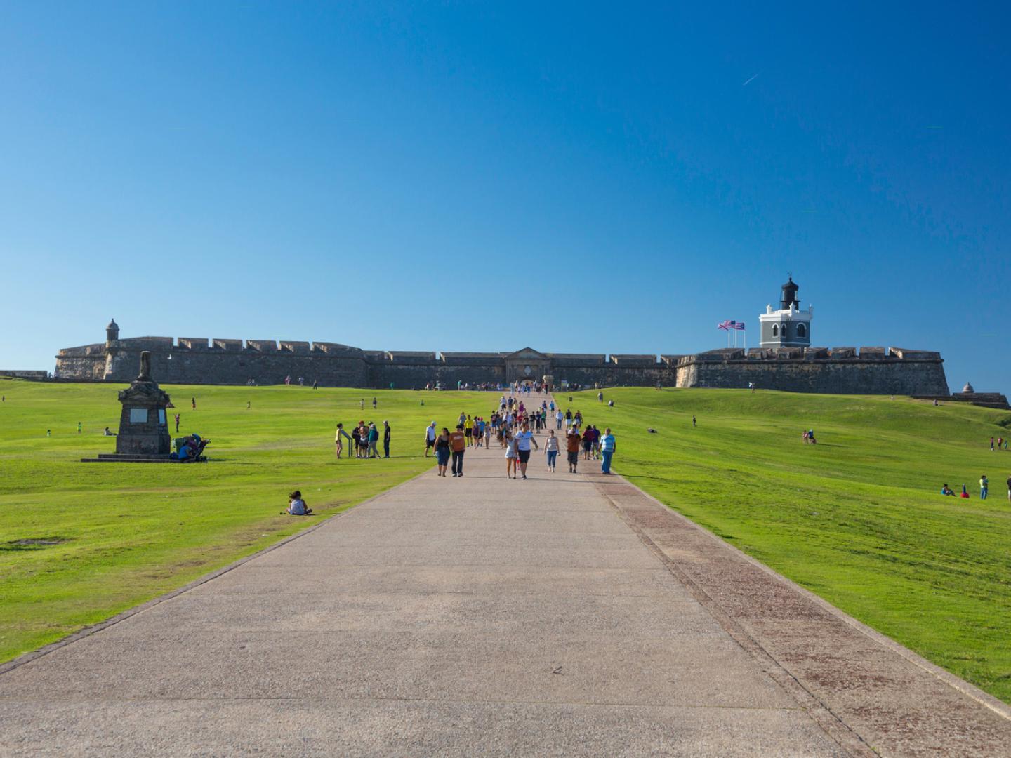 Exploring Castillo San Felipe del Morro in Old San Juan, Puerto Rico Exploring Castillo San Felipe del Morro in Old San Juan, Puerto Rico
