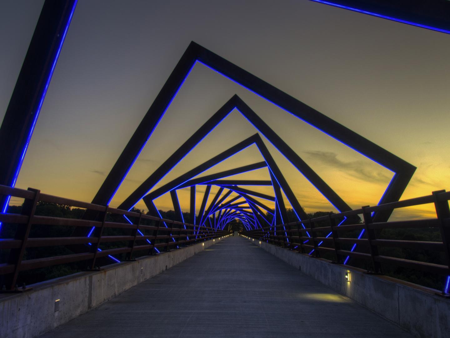 爱荷华州马德里高架栈道