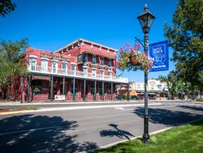 The St. Charles Hotel, built in the 1860s, in downtown Carson City