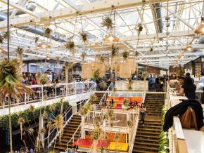 原柑橘包装厂改造成的安纳海姆包装工厂美食城 原柑橘包装厂改造成的安纳海姆包装工厂美食城