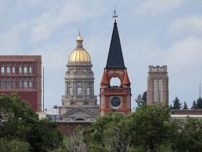 夏安天际线上的历史建筑