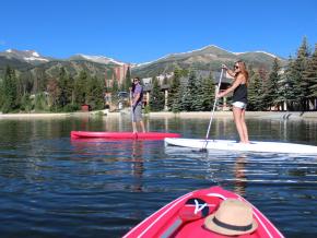 Stand-up paddle sur Maggie Pond Stand-up paddle sur Maggie Pond