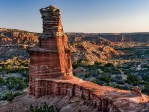 帕罗杜洛峡谷州立公园的 Lighthouse 岩层 帕罗杜洛峡谷州立公园的 Lighthouse 岩层