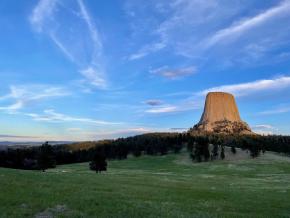 怀俄明州克鲁克县的魔鬼塔